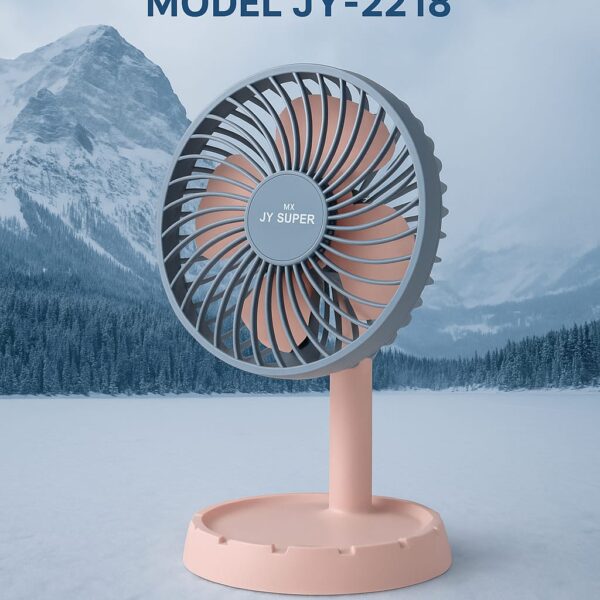 JY-2218 Rechargeable Mini Table Fan