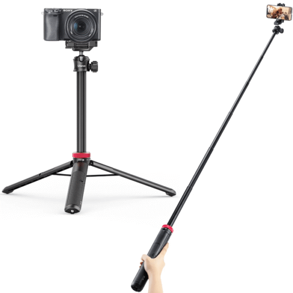 Ulanzi MT-44 Extendable Vlog Tripod With 360° Ball Head (Black)